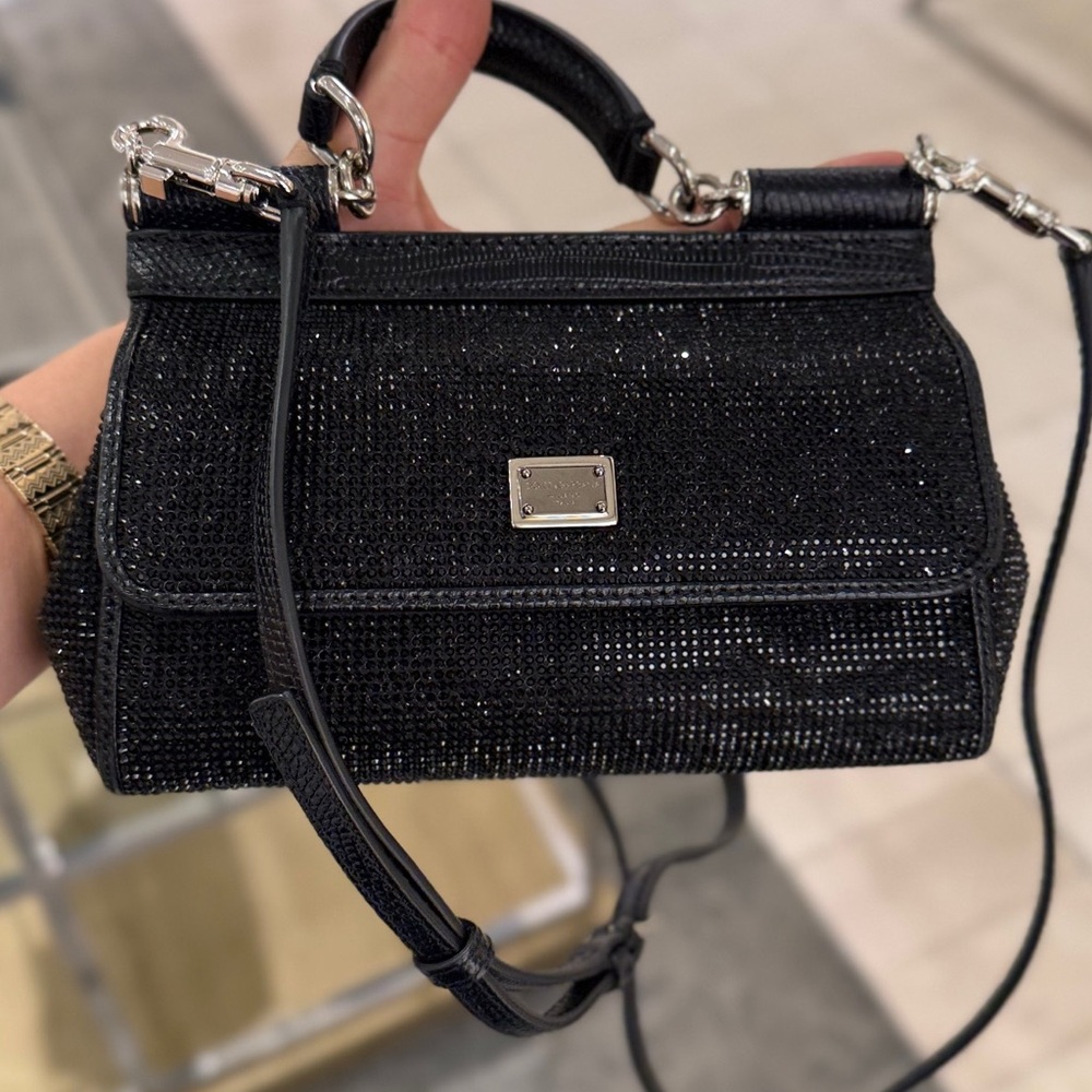 dolce gabbana small sicilly swarovski bag